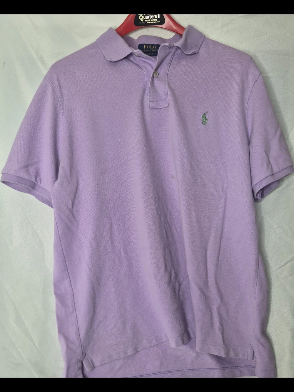 Polo by Ralph Lauren Classic Fit Lavender Cotton Polo Shirt